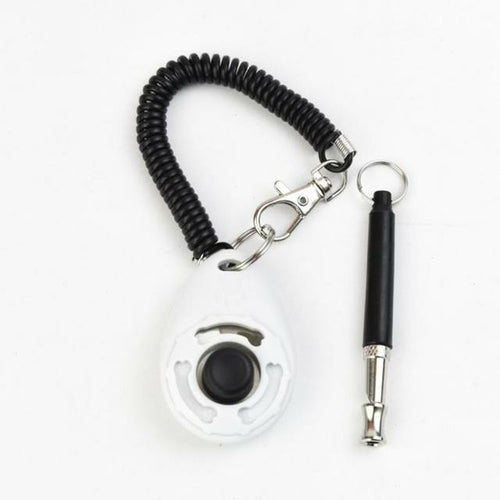 1 Piece Pet Cat Dog Training Clicker Pet Obedient Whistle Adjustable