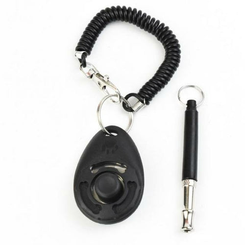 1 Piece Pet Cat Dog Training Clicker Pet Obedient Whistle Adjustable