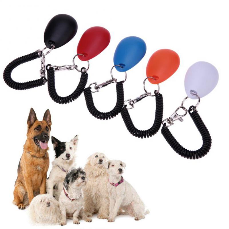 1 Piece Pet Cat Dog Training Clicker Pet Obedient Whistle Adjustable