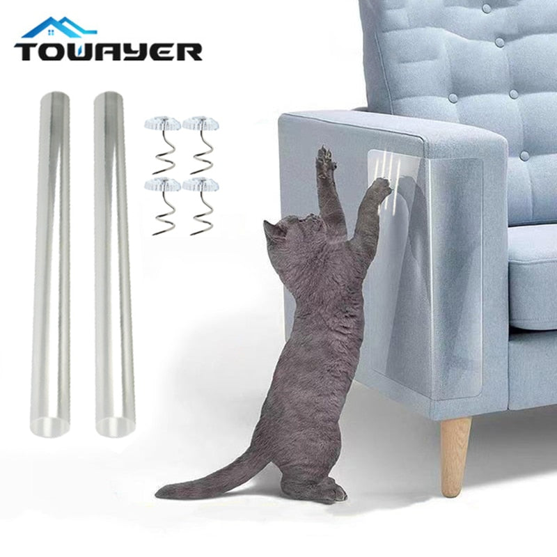 2/4pcs Cat Furniture Protectors Sofa Cat Scratch Protection Paw Pads