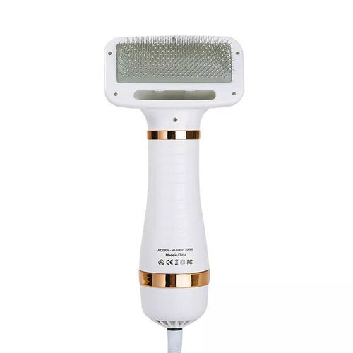 2 in 1 pet hair dryer and cleaning comb，Quickly Dry Rounded Comb Hair