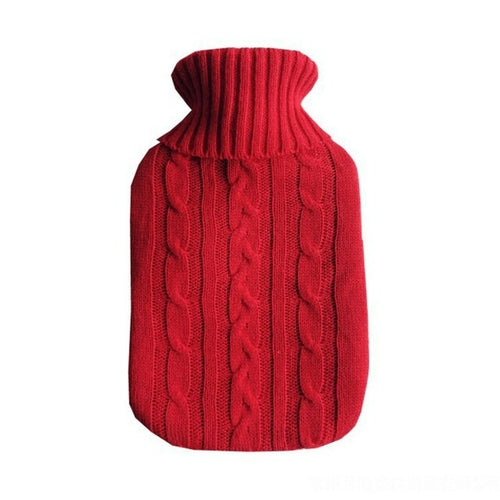 2000ml Hot Water Bottle Knitted Cover Safe Hot Water Bottle Removable