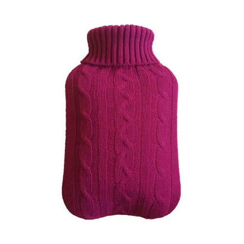 2000ml Hot Water Bottle Knitted Cover Safe Hot Water Bottle Removable