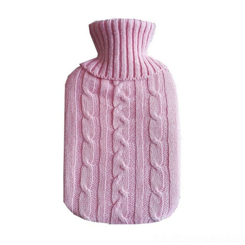 2000ml Hot Water Bottle Knitted Cover Safe Hot Water Bottle Removable