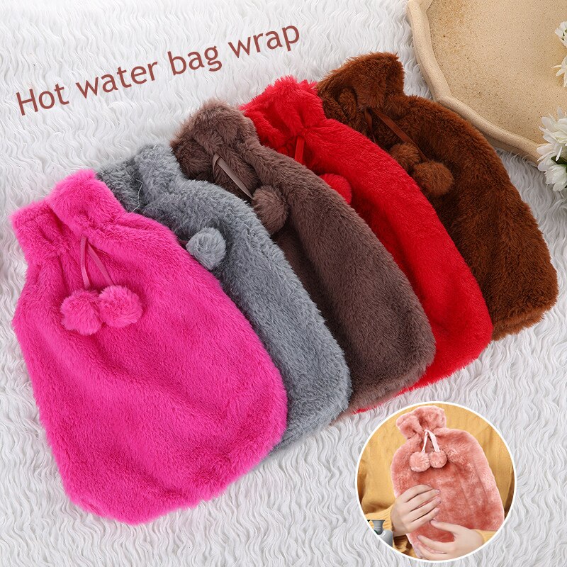 2000ml Hot Water Bottle Knitted Cover Safe Hot Water Bottle Removable