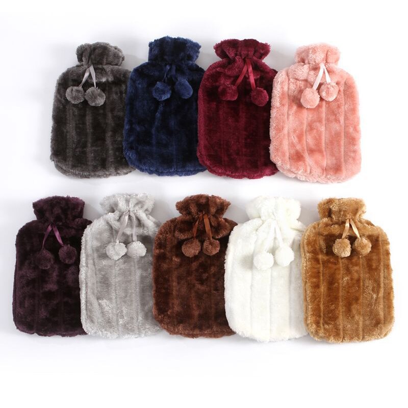 2000ml Hot Water Bottle Knitted Cover Safe Hot Water Bottle Removable