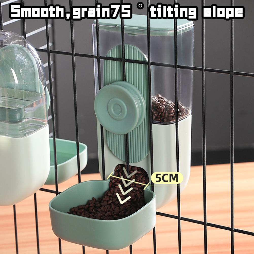 Automatic Pet Bowls Cat Cage Hanging Water Bottle Dispenser Bowl For