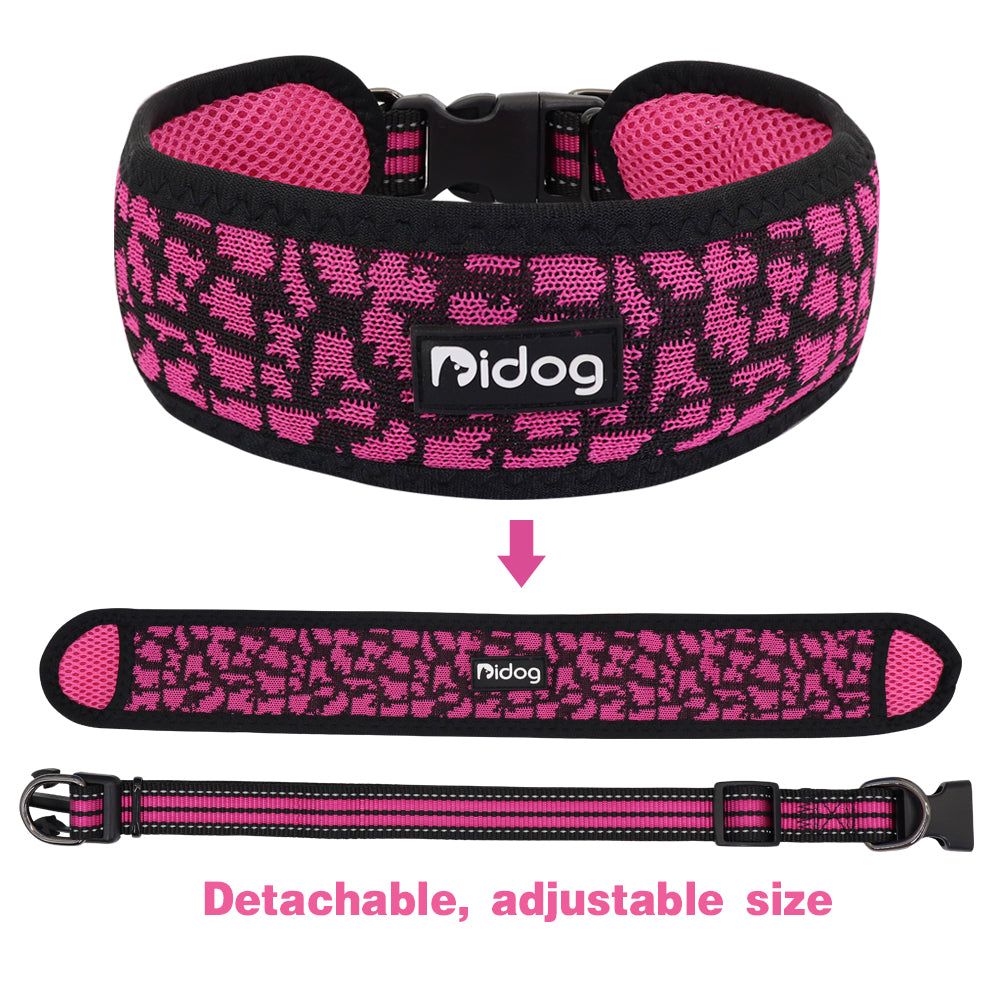 Breathable Nylon Mesh Dog Collar Harness Walking