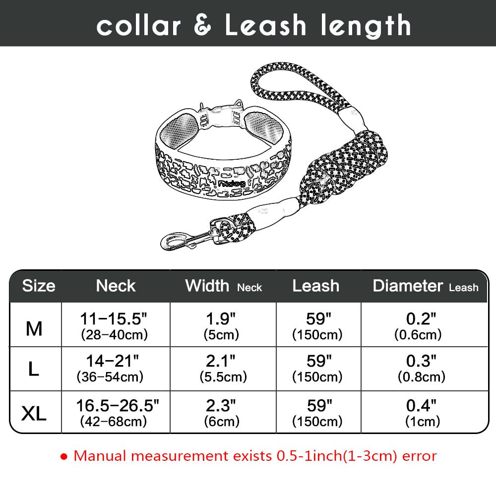 Breathable Nylon Mesh Dog Collar Harness Walking