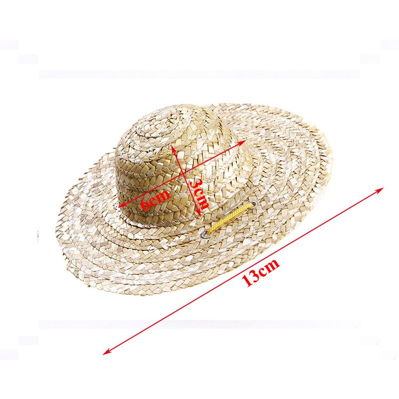 Cat Cap Dog Cap Pet Hat Straw Hat Pet Supplies Fashion Cosplay Farmer