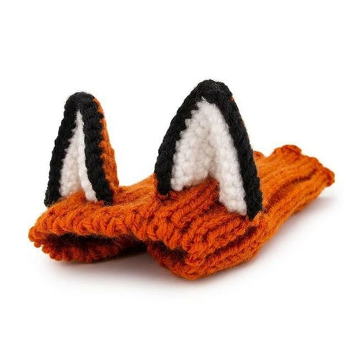 Cute Animals Pet Cat Hat Autumn Winter Knitted Dogs Cap Deer Ears Warm