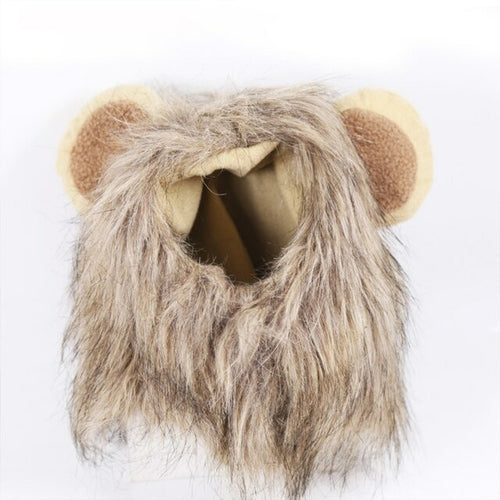 Cute Lion Mane Cat Wig Pet Small Dog Cat Costume Lion Mane Wig Hat Cat