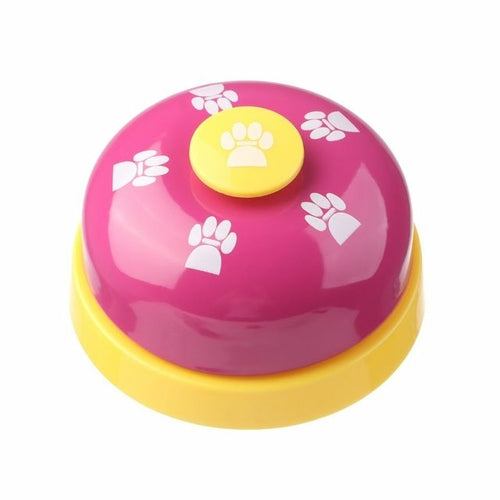 Dog Cat Feeding Calling Bells Paw Pattern Phone Ringing Potty Toilet