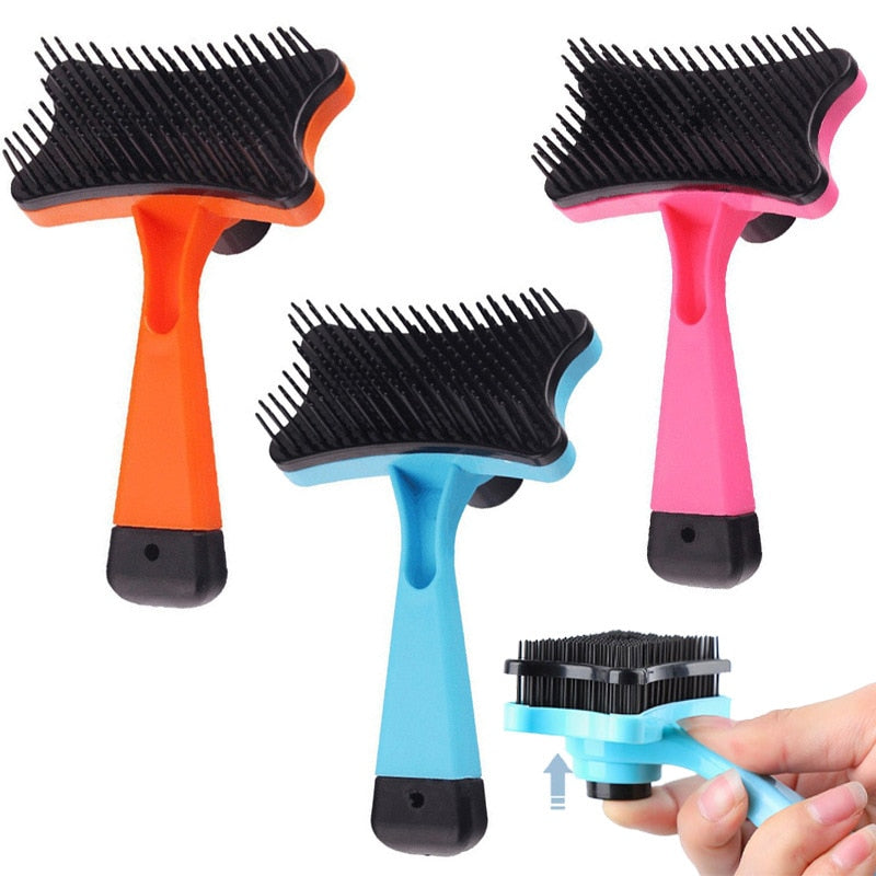 Dog Cleaning Supplies Pet Hair Removal Brush Dog Hair Comb Fading