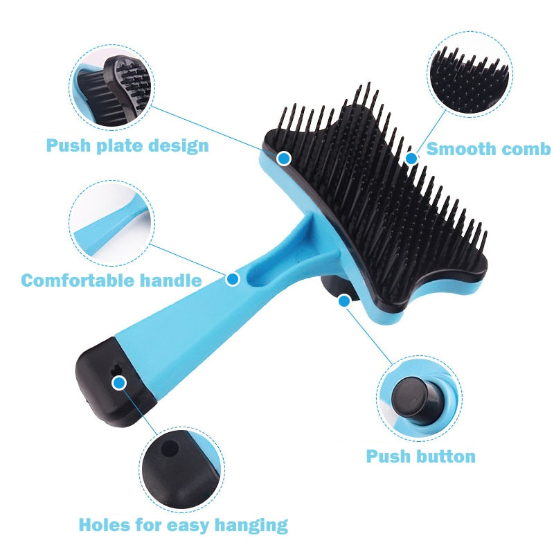 Dog Cleaning Supplies Pet Hair Removal Brush Dog Hair Comb Fading