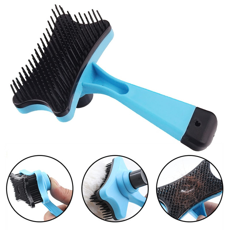 Dog Cleaning Supplies Pet Hair Removal Brush Dog Hair Comb Fading