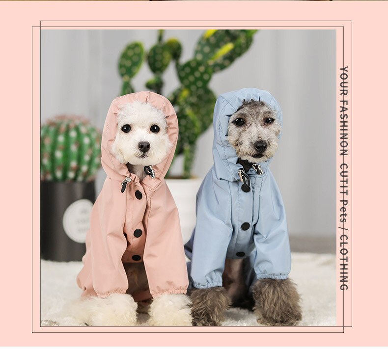 Dog Clothes Jacket Waterproof Mesh Breathable Sweat Absorbent