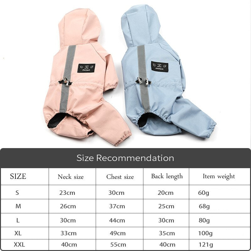 Dog Clothes Jacket Waterproof Mesh Breathable Sweat Absorbent