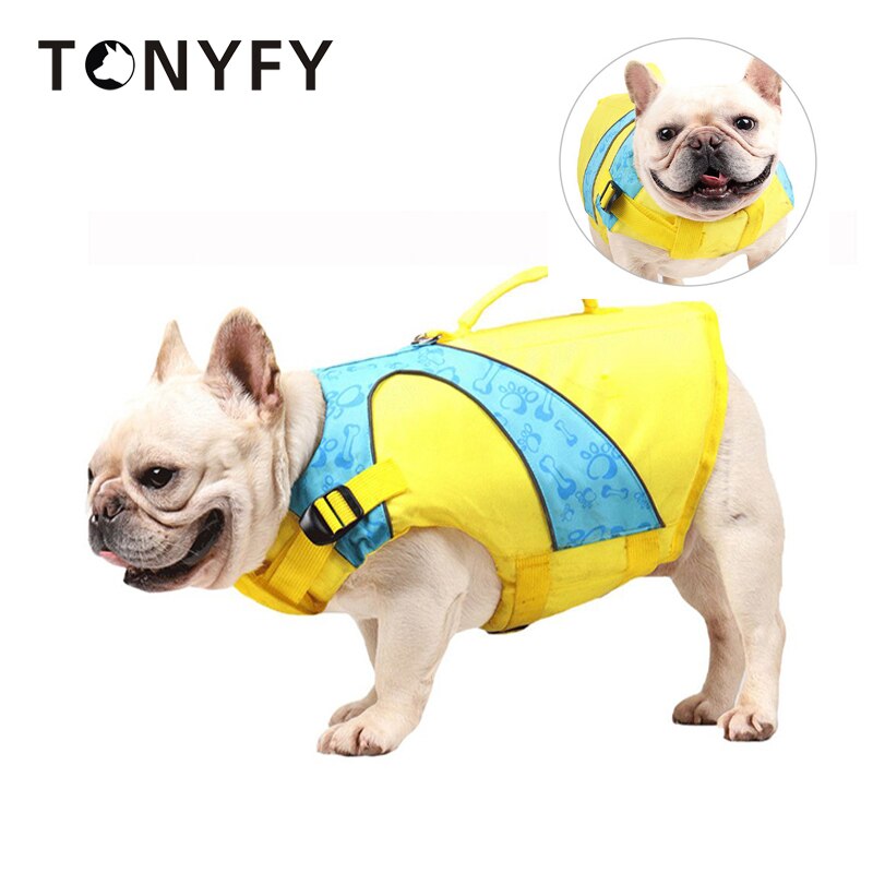 Dog Life Jacket Vest for Flotation In Pool Beach Lake Buoyancy Ripstop