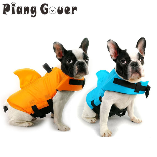 Dog Life Vest Summer Shark Pet Life Jacket Dog Clothes Dogs Swimwear