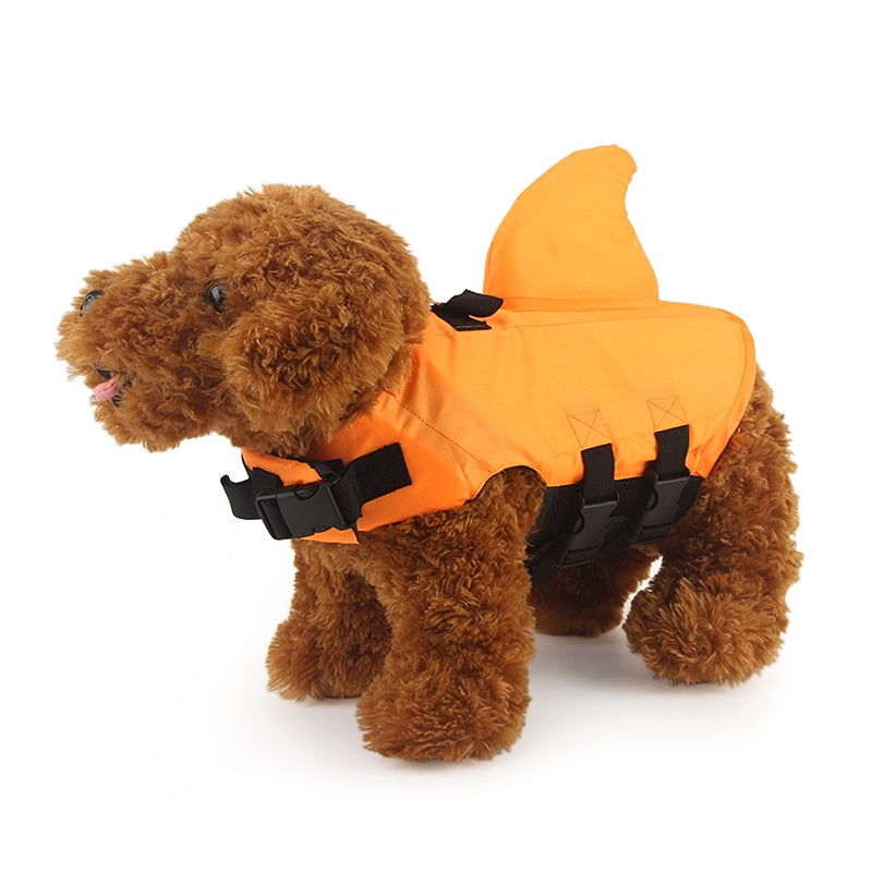 Dog Life Vest Summer Shark Pet Life Jacket Dog Clothes Dogs Swimwear