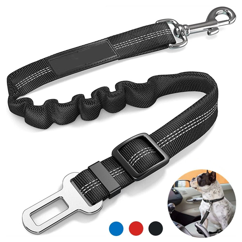 Dog Seat Belt Car Seatbelt Harness For Dogs Adjustable Durable Nylon