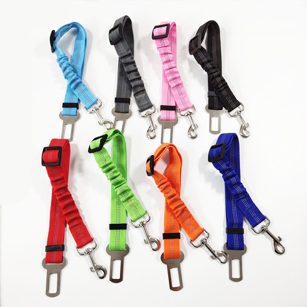 Dog Seat Belt Car Seatbelt Harness For Dogs Adjustable Durable Nylon