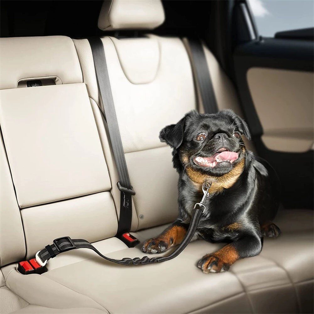 Dog Seat Belt Car Seatbelt Harness For Dogs Adjustable Durable Nylon