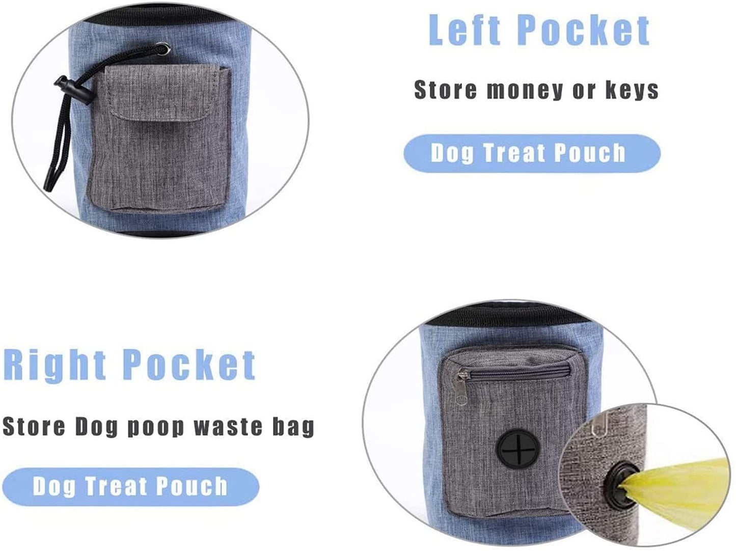 Dog Treat Training Pouch Pet Dog Portable Bag Easily Carries Pet Toy