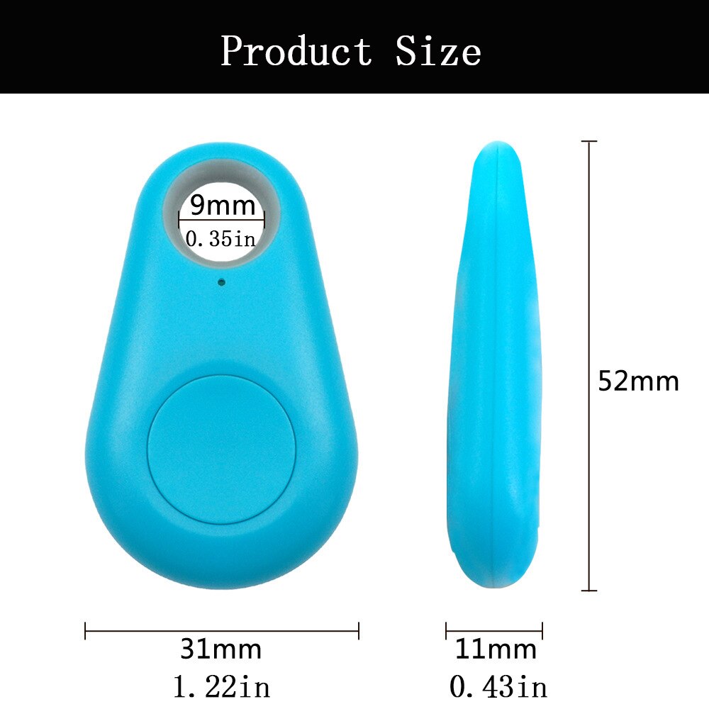 EW Bluetooth Anti Lost Device Smart Key Water Drop Children's Wallet