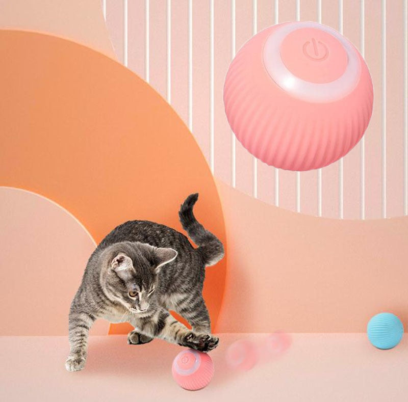 Electric Cat Ball Toys Automatic Rolling Smart Cat Toys For Cats