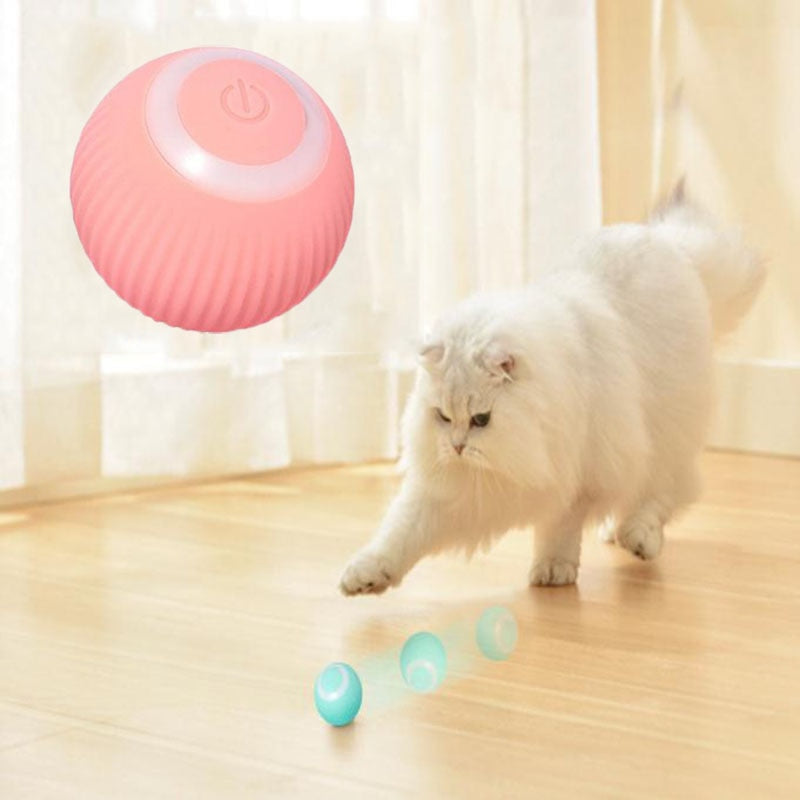 Electric Cat Ball Toys Automatic Rolling Smart Cat Toys For Cats