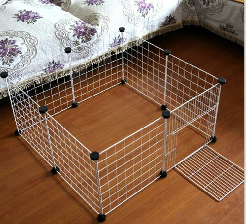 Foldable Pet Playpen Iron Fence Puppy Kennel House Exercise Training