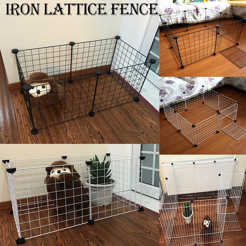 Foldable Pet Playpen Iron Fence Puppy Kennel House Exercise Training