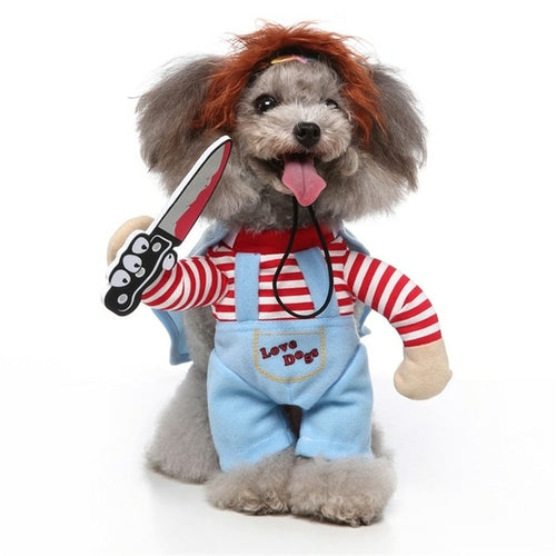 Funny Dog Clothes Dogs Cosplay Costume Halloween Comical Outfits Pet