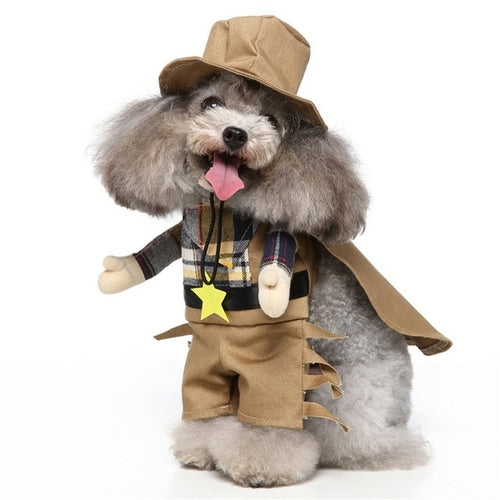 Funny Dog Clothes Dogs Cosplay Costume Halloween Comical Outfits Pet