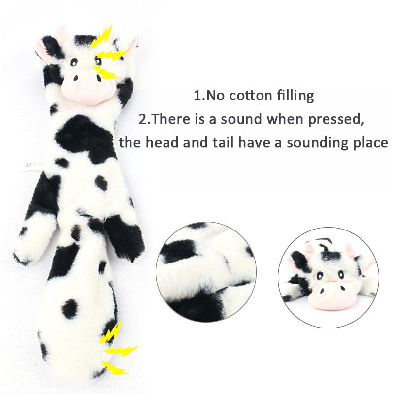 Funny Plush Dog Squeaky Toys Durable Chew Toy For Small Medium Dogs