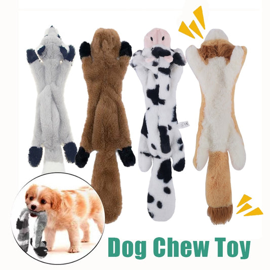 Funny Plush Dog Squeaky Toys Durable Chew Toy For Small Medium Dogs