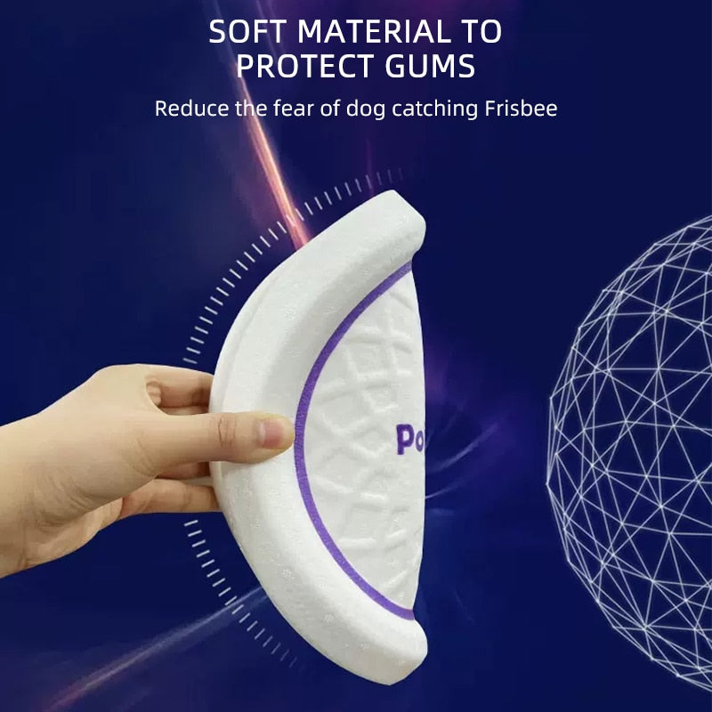 GiGwi Pet Dog Silicone Game Frisbeed Dog Toy Flying Discs Trainning