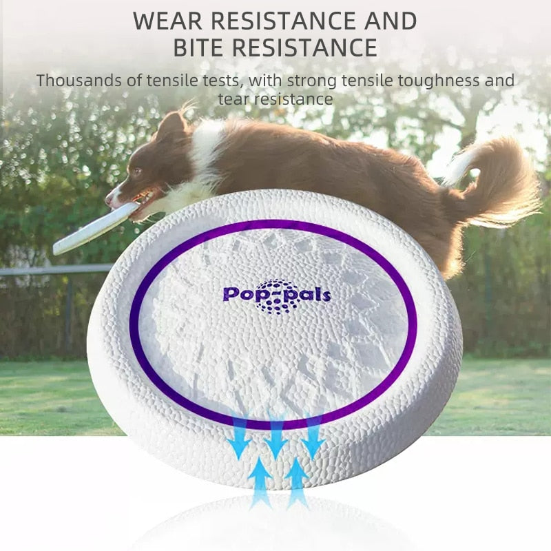 GiGwi Pet Dog Silicone Game Frisbeed Dog Toy Flying Discs Trainning