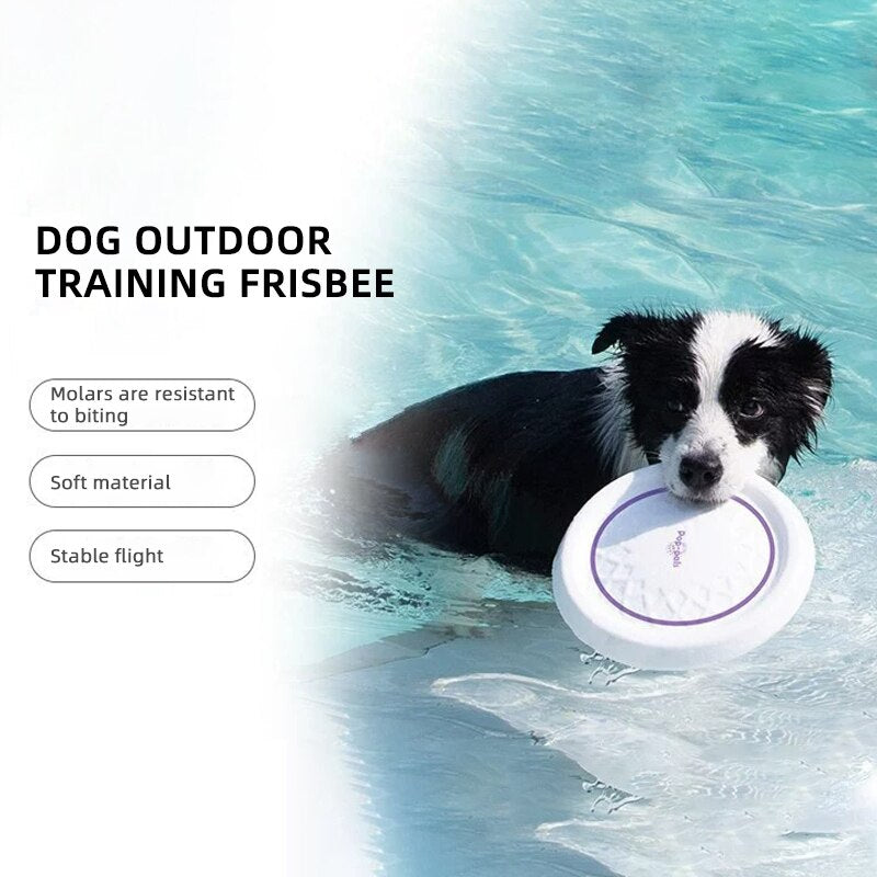 GiGwi Pet Dog Silicone Game Frisbeed Dog Toy Flying Discs Trainning