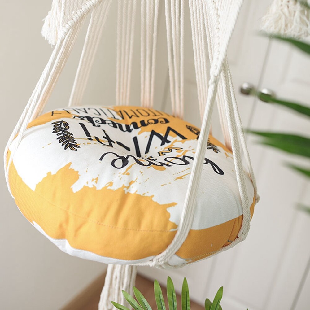 Hand Woven Hanging Basket Cotton Pet Nest Cat Dog Hammock Thread Toy