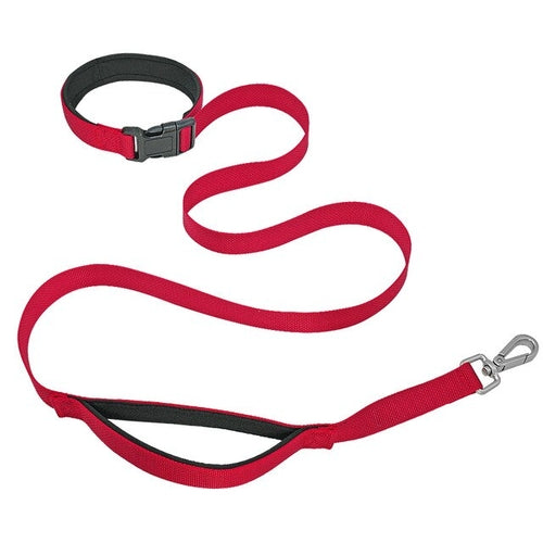 Hands Free Dog Leash Waist Pet Walking Leash Nylon