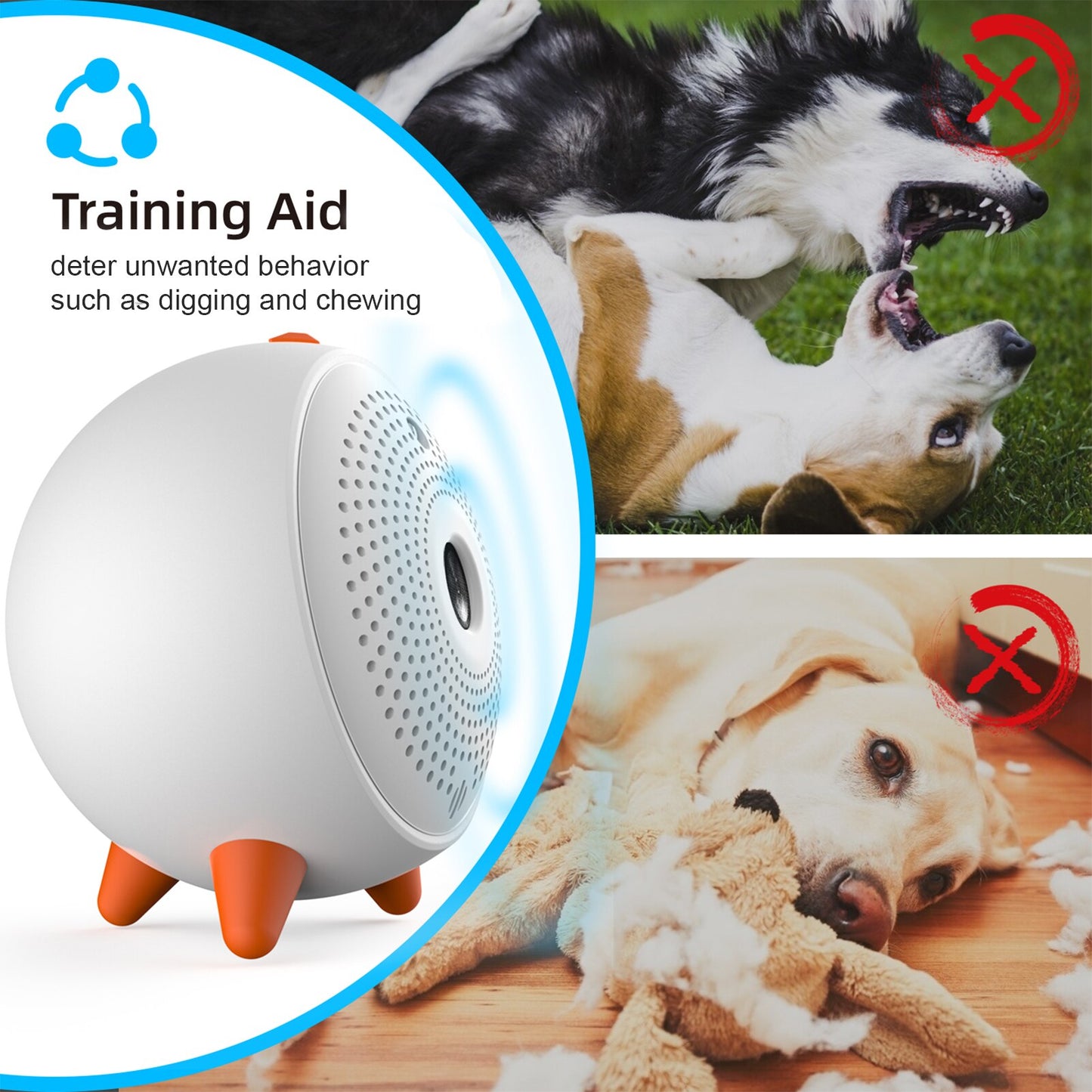 K12 Anti Barking Device Dog Bark Control Behavior Training Tool