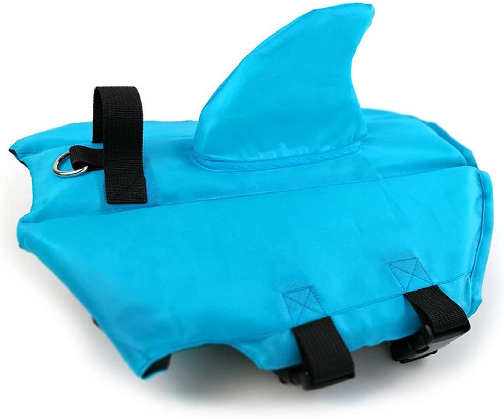 Lifeguard Dog Life Jacket Shark Dog Rescue Vest Harness Floating