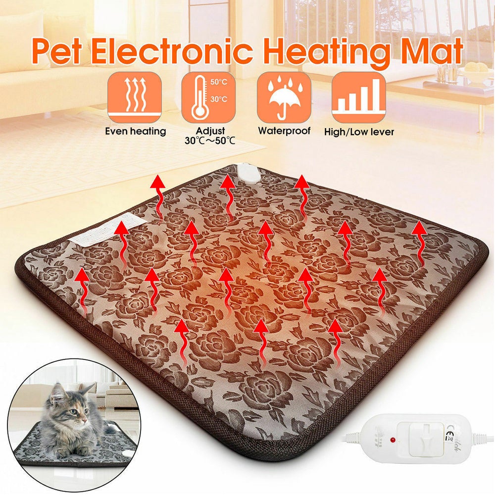 Thermal Heating Waterproof Bed Pad for Pets with Adjustable