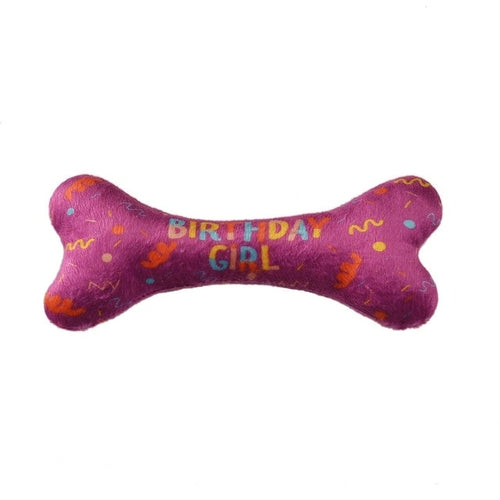 New Pet Triangle Scarf Bone Birthday Suit Dog Birthday Toy Bone Saliva