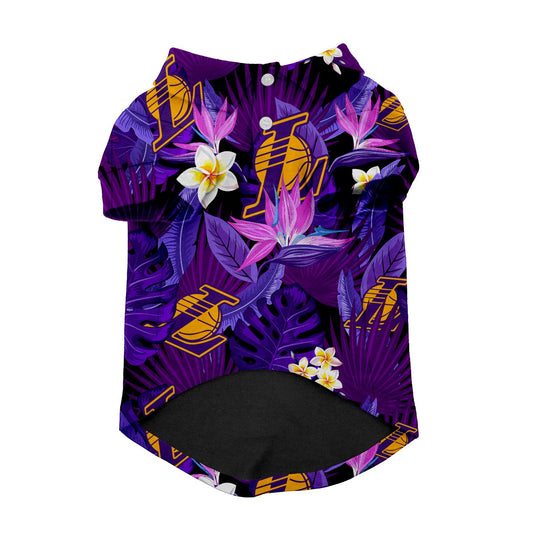 Los Angeles Lakers x Fresh Pawz - Hawaiian Button Up