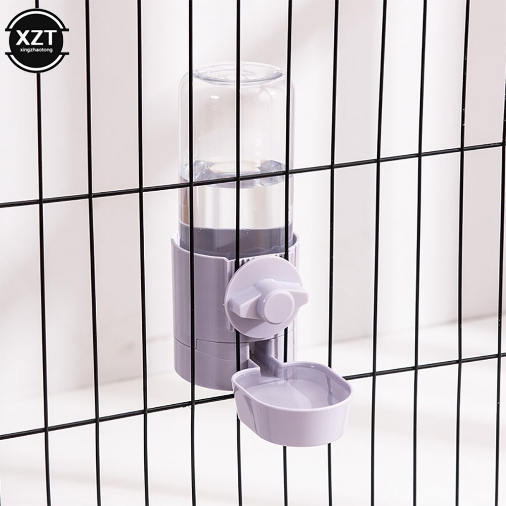 Pet Cats Dogs Drinking Fountain Feeder Pet Cage Hanging Bowl Food