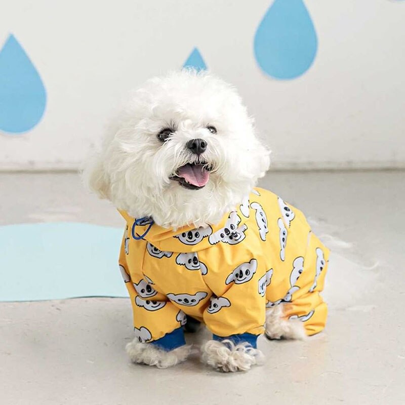 Pet Clothing Waterproof All-inclusive Dog Raincoat Suitable For Small